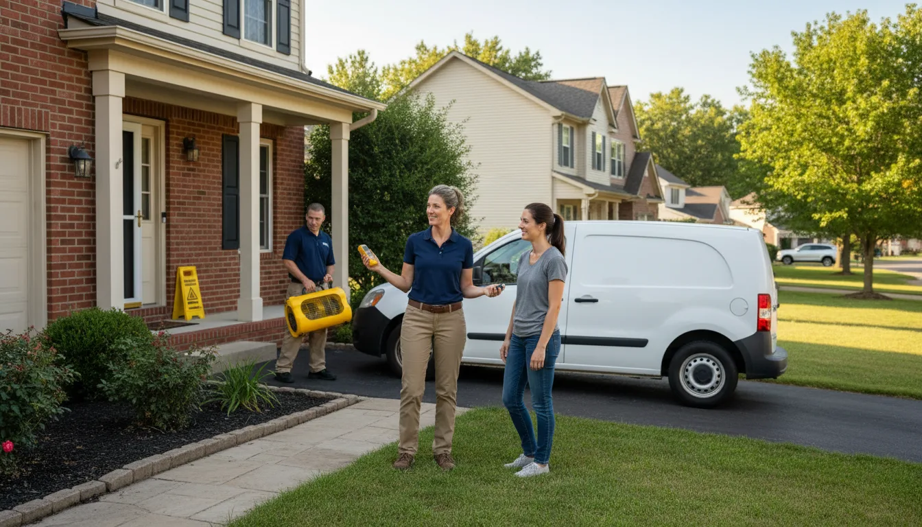 Residential water damage restoration in Maxwell, CA